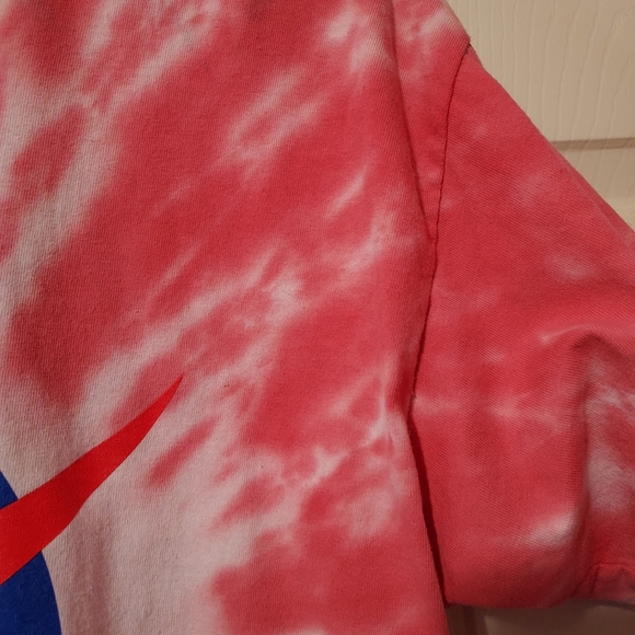 Chemistry Mens XL NASA Crew Astronaut Space Tie Dye T Shirt Blue Red Pink READ - Picture 8 of 9
